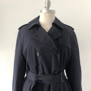 Navy. Trench Coat 3m thinsulate by Anchor Uniform